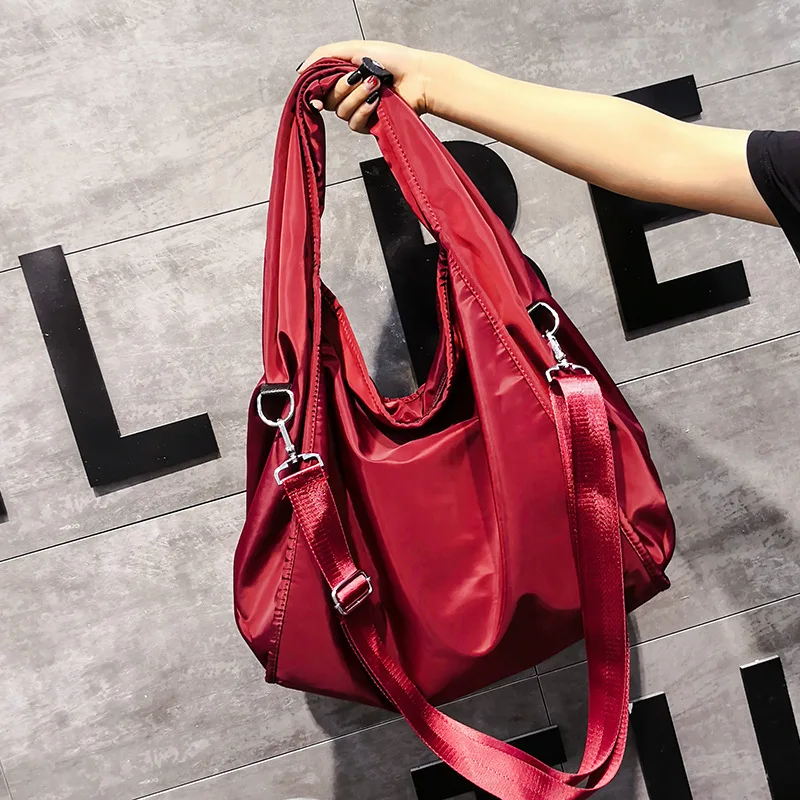 

Nylon Ladies Shoulder Crossbody Bags For Women Mltifunction Bolsas Feminina Hot Sale Big Capacity Nylon Women Handbag