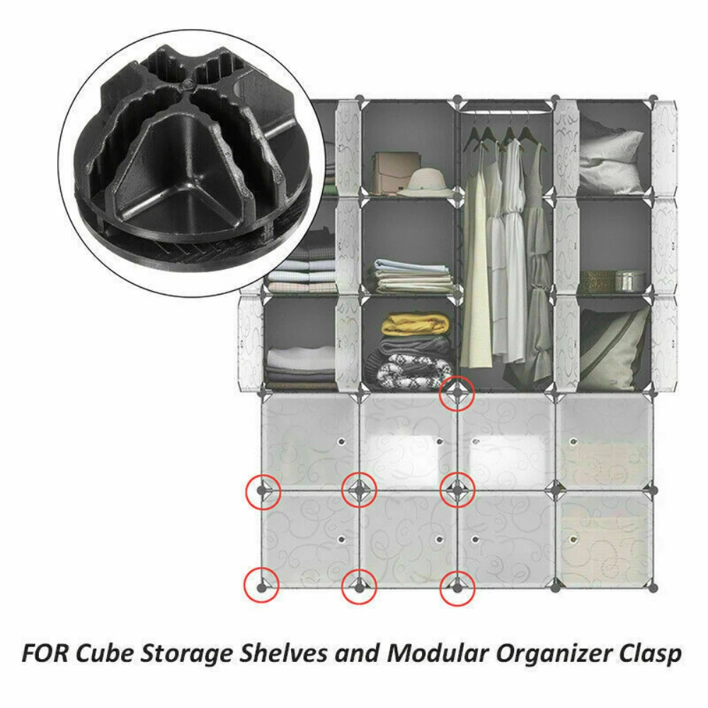 

DIY Modular Closet Organizer Wardrobe Rack Clothes Shelf Storage Cabinet