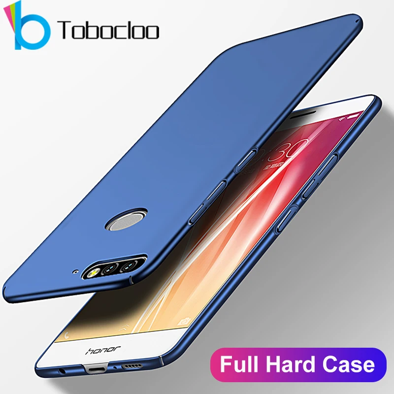 

Tobocloo Brand For Huawei Honor 7X 7A 7C 8 9 LITE 10 PRO 6A 6X 6C P SMART Coverage Case Full Hard PC Protective Thin Cover Capa