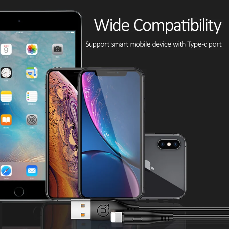 USASM Usb кабель для iphone 8 7 6 Plus 6s 5 s Plus iPad mini Быстрая зарядка Usb кабель для мобильного телефона Xs Max Xr X Зарядное устройство