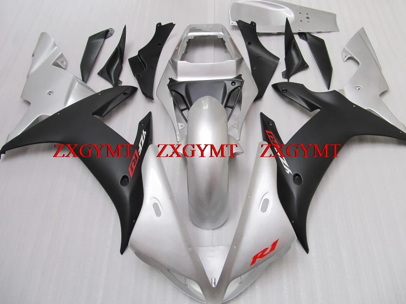 

Fairings for YAMAHA YZFR1 2002 - 2003 Fairings YZF R1 2002 Matter Black Silvery Fairing for YAMAHA YZFR1 02