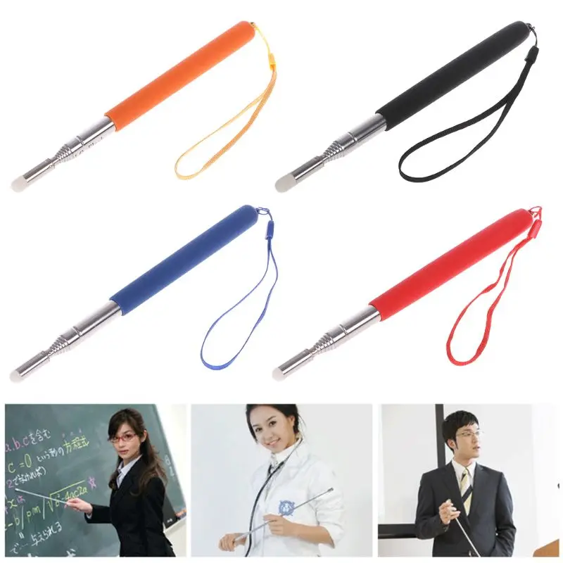 1 м телескопическая указка для учителя из нержавеющей стали ручка белой доски
