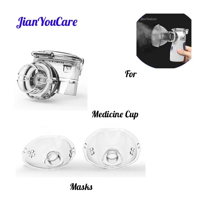 JianYouCare Accessories medicine cup and masks for child kids and adult for Health Care Mini Handheld