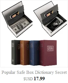 Сейф для словаря, секретная книга, деньги, скрытый безопасный замок, наличные деньги, монета, хранилище ювелирных изделий, замок с паролем