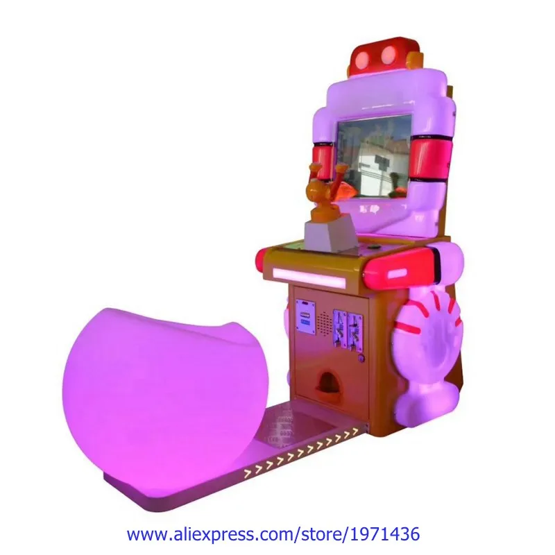 

Guangzhou Amusement Device Arcade Machine Gun Shooting Drive Car Racing Game Machine For Kids