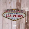 Las Vegas Welcome Neon Sign for Bar Vintage Home Decor Painting Illuminated Hanging Metal Signs Iron Pub Cafe Wall Decoration ► Photo 2/6