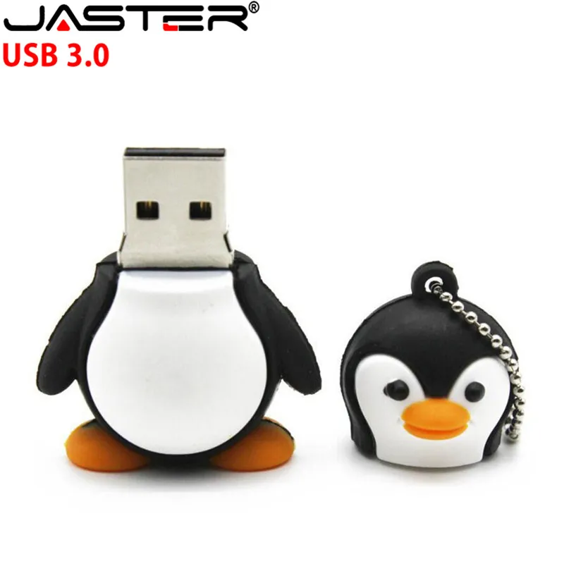 JASTER мультяшная фигурка пингвина USB 3,0 карта памяти флеш-накопитель 4G 8GB 16GB 32GB 64GB