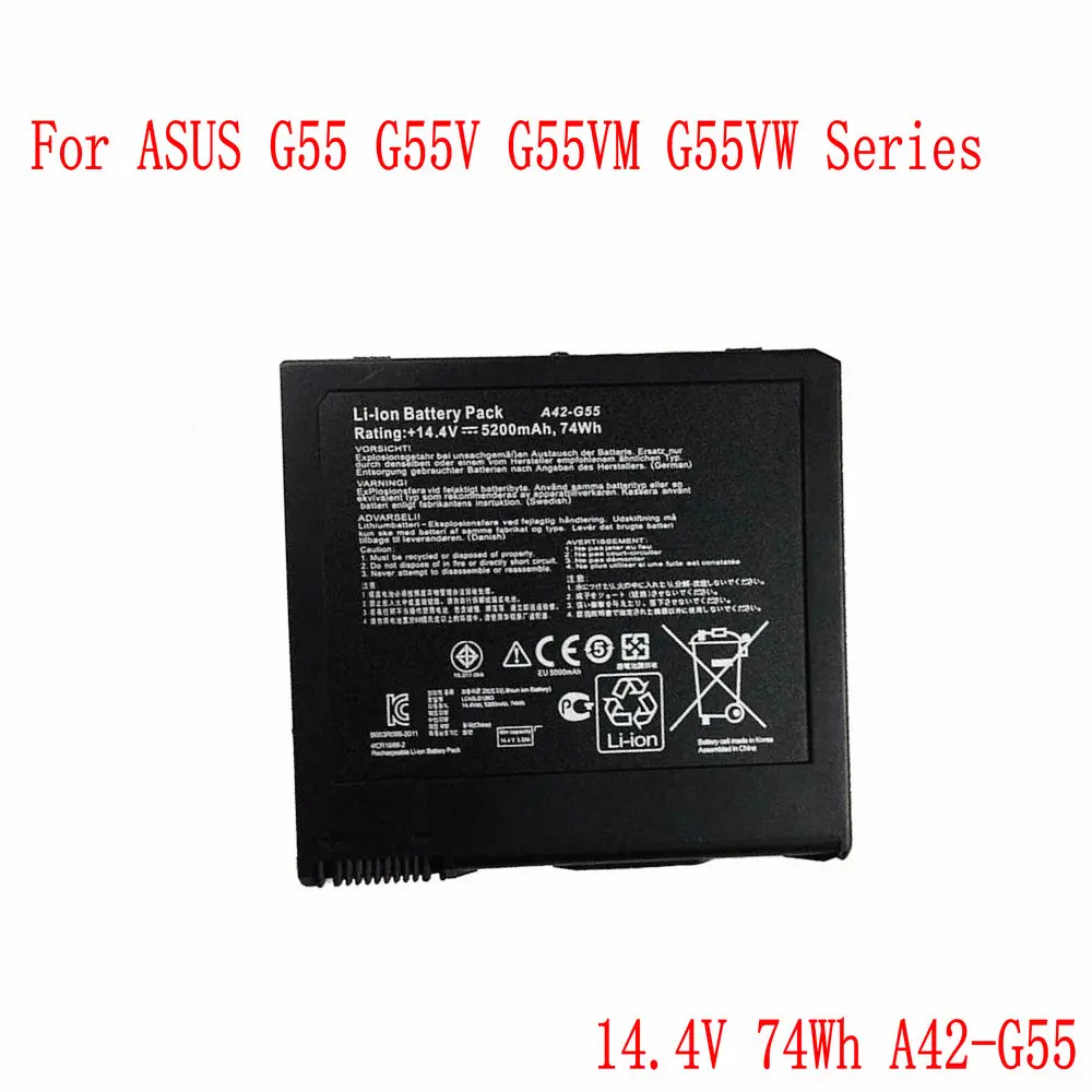 A pair Original Cooling Fan For ASUS G55 G55V G55VW G55VM Cooler