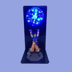 Leedome Dragon Ball Goku Strength bombes креативная настольная лампа светодиодный домашнее декоративное освещение детские праздничные подарки Ночник