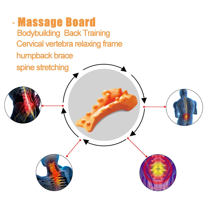 Корсажный пояс Расслабляющая Массажная доска для спины фиксатор для растяжения спины корректор шейного позвонка поясничная Тяговая осанка