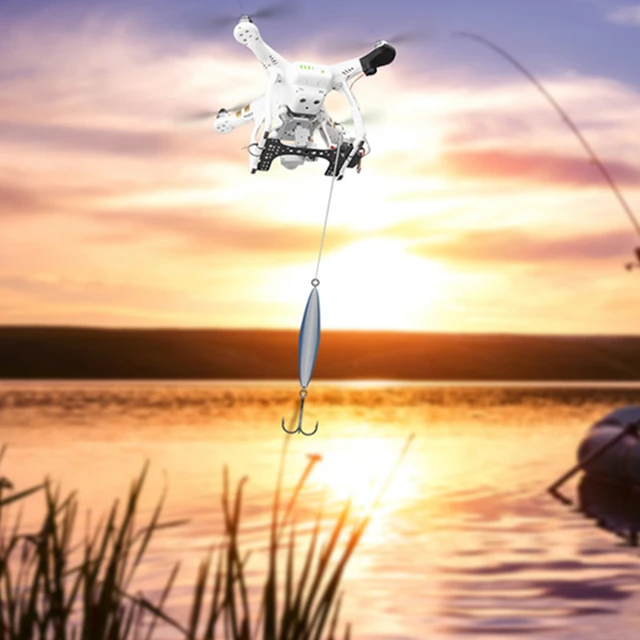 Shinkichon Pelter Fishing Bait Wedding Device Kit Thrower for DJI Phantom 2/ Phantom 3 Standard Drone