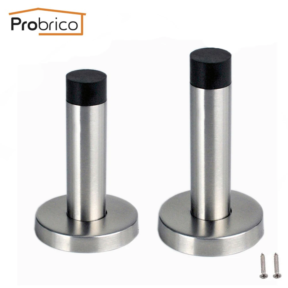 Probrico Stainless Steel Black Door Stopper Ds134ss Height 85mm/95mm
