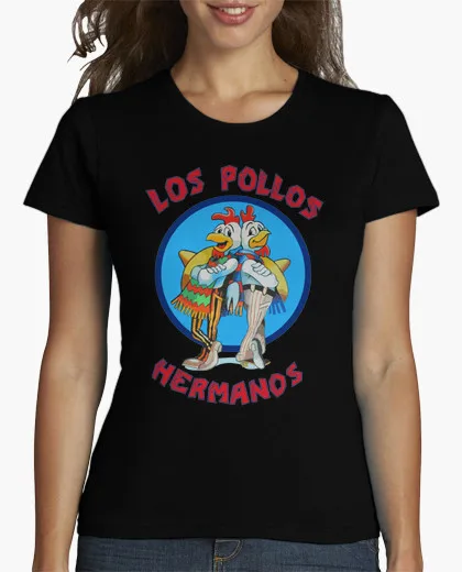 Весна лето brand clothing женщины футболки Breaking Bad лос pollos херманос Коротким рукавом