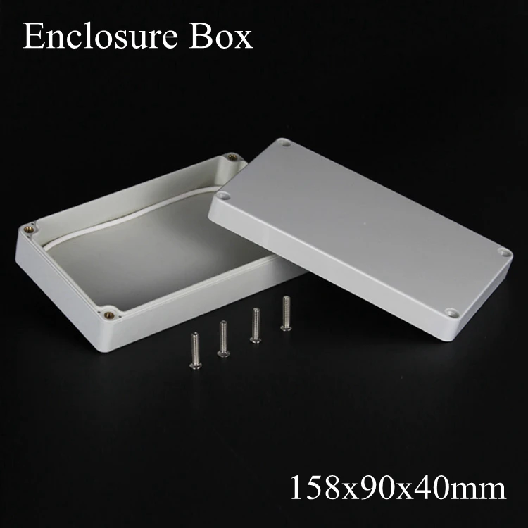 1-piece-lot-158-90-40mm-Grey-ABS-Plastic-IP65-Waterproof-Enclosure-PVC-Junction-Box