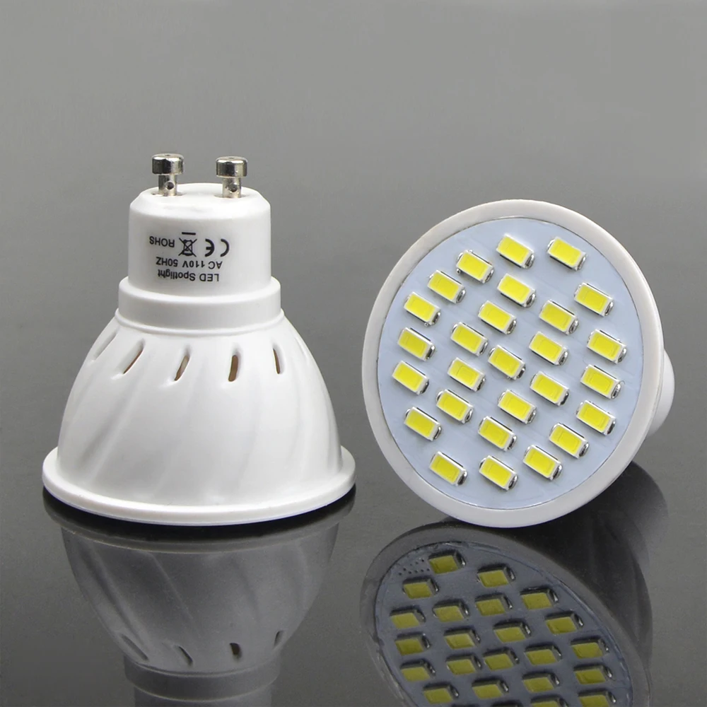 10Pcs AC110V GU10 LED Spot light Lamp 5730SMD 27LEDs Heat resistant