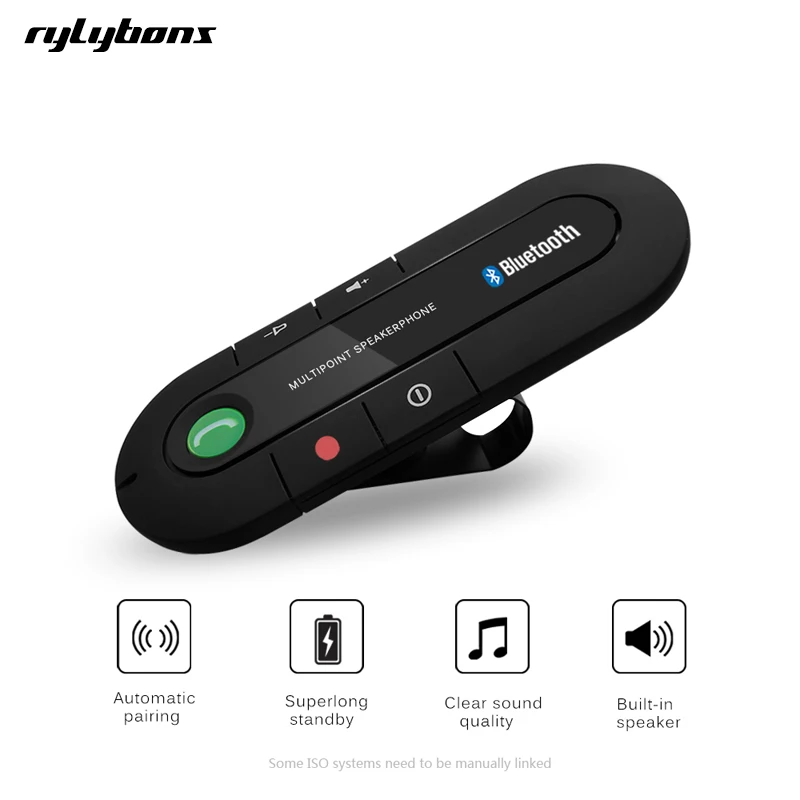 Sun Visor Bluetooth Speakerphone MP3 Music Player Wireless Bluetooth Handsfree Car Kit Bluetooth Receiver Speaker Car
