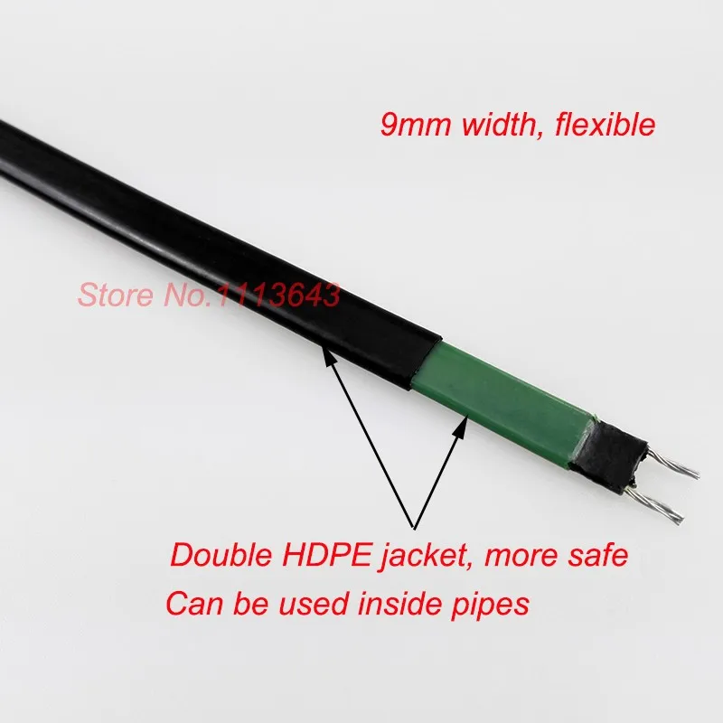 Heating Cable Frost Protection Heater Water pipes Anti-Freeze 1~10m 220v 