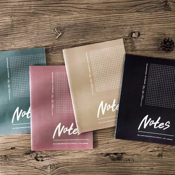 

"My Notes" Pack of 4 Exercise Book Grid Papers Freenote Study Notebook Big Size Diary Journal