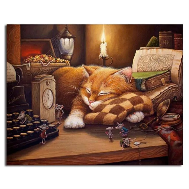 FramedPAINTBOY рамка лаванды цветы DIY картина маслом по номерам ручная роспись холст домашний декор 40*50 см GX3052 - Цвет: GX22065