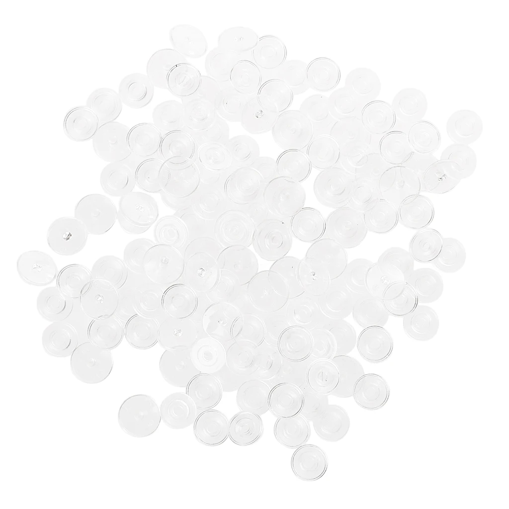 50Pcs T3 Snap Buttons Hand Press Studs Scrapbook Sewing buttons Clear for DIY Sewing & Crafting Projects Diapers Bibs Outfits