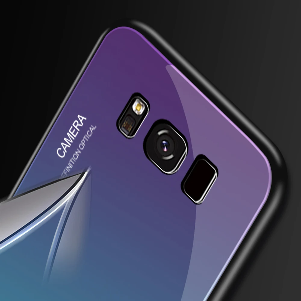 Градиентный чехол для samsung s10 plus a7 a750 a6 a8 j6 j8 a9 2018 j4 prime a50 a30 a10 s9 s8 s10E m10 m20 m30