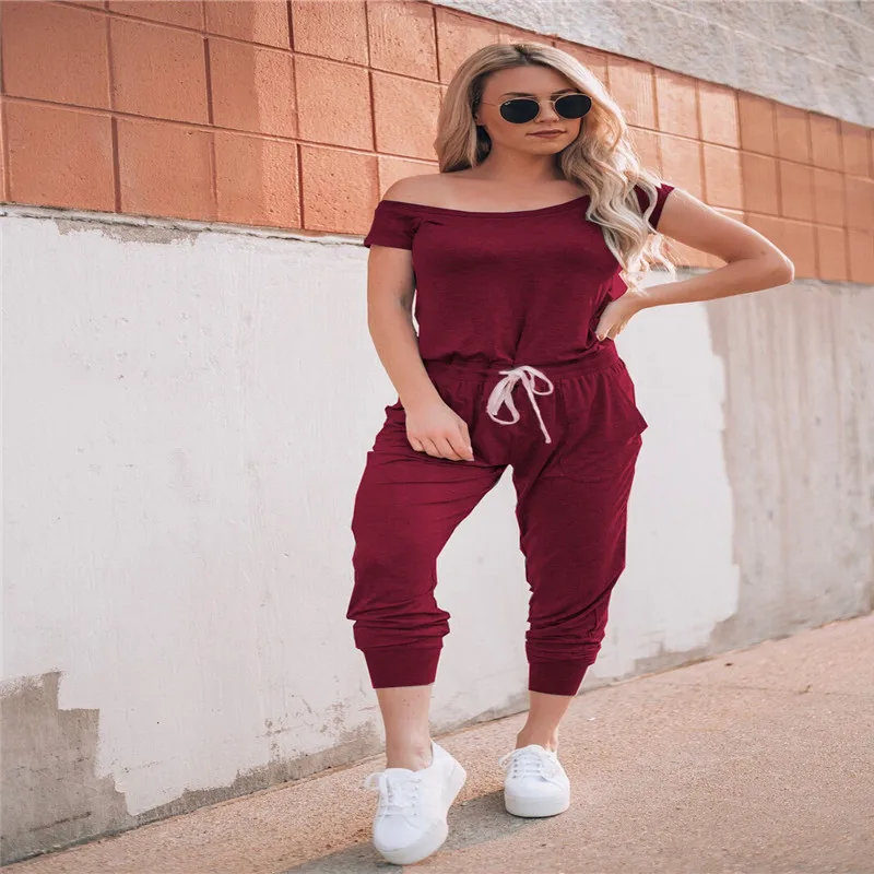 

Women Jumpsuit Summer Fashion Strappy Playsuit Lady Holiday Party Beach Clothes