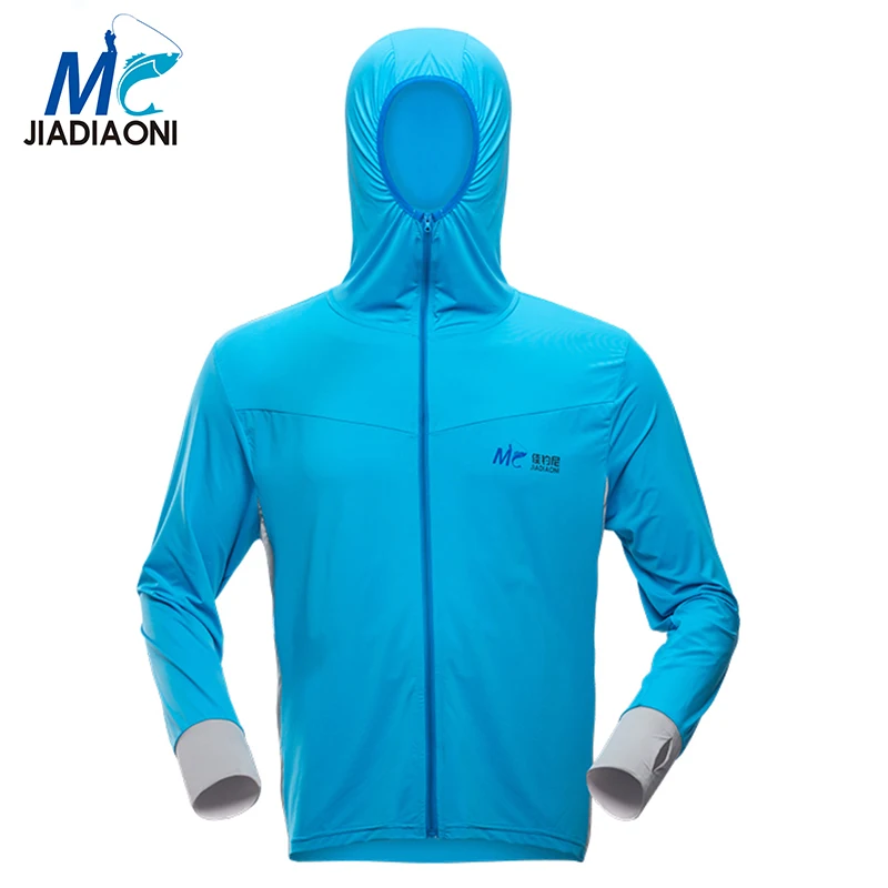 

JIADIAONI Men Skin Jacket Men'S Fishing Outdoor Sports Camping Hiking Jacket Quick Dry Breathable Summer UV-Protection Jackets