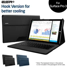 Case for Surface Pro 3, ESR Tablet business Case with Multiple viewing Angles Classic Folio Stand Case for Surface Pro 3