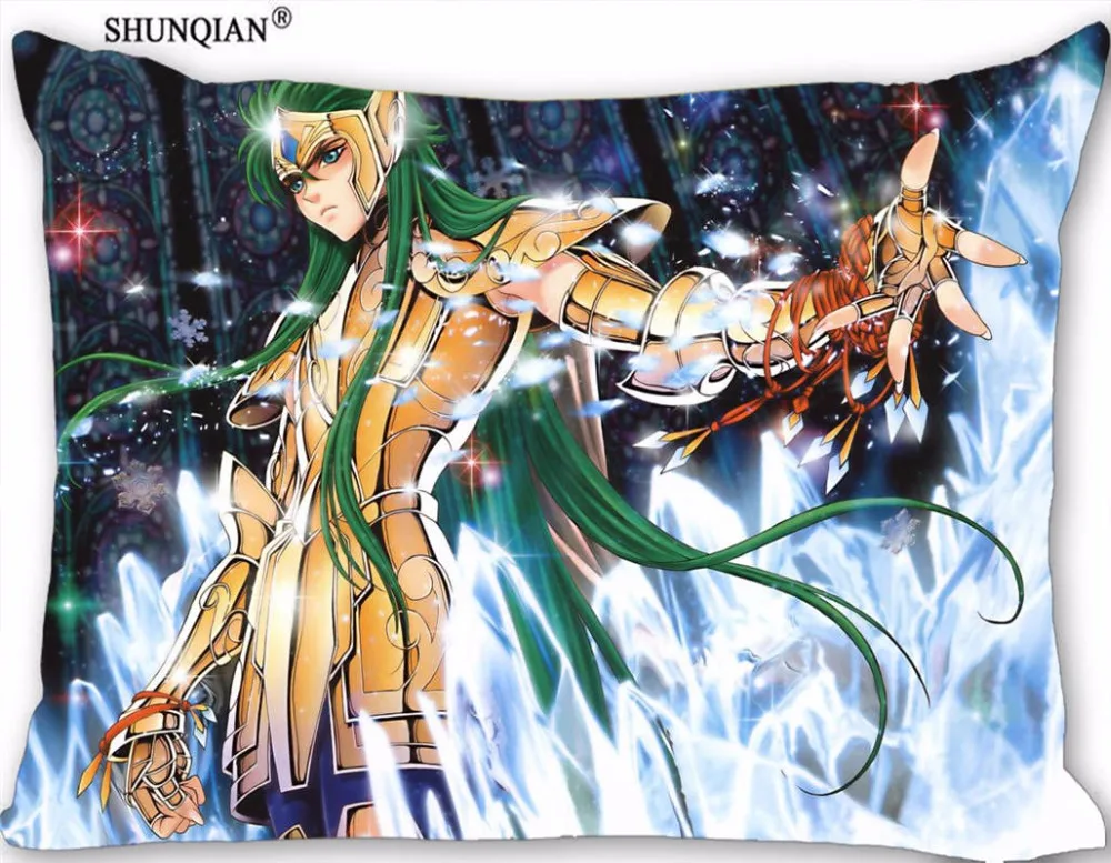 Новинка Наволочка на молнии Saint Seiya Размер чехла 45x35 см 40x60 45x75 50x75 (две стороны)|pillow