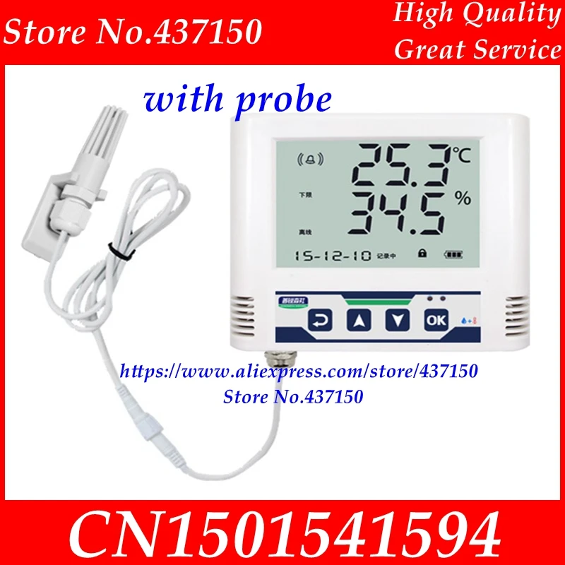 

Temperature and humidity sensor meter RS485 modbus temperature and humidity transmitter LCD liquid screen industry with probe