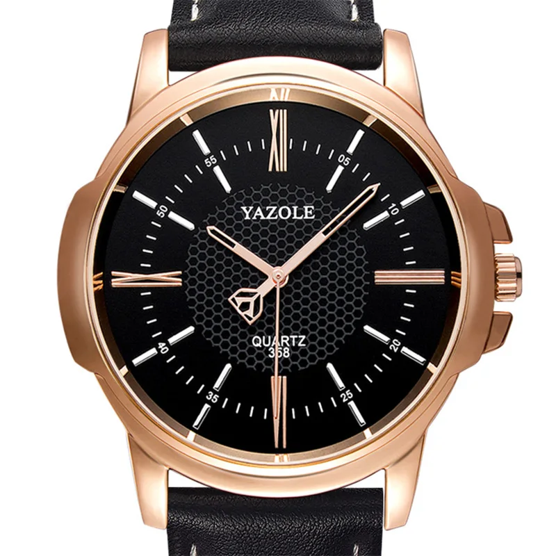 YAZOLE Business Watch Men Famous Brand Cassic Quartz Wristwatches New Wrist Watches For Man Clock Male Hours Hodinky Men Reloges