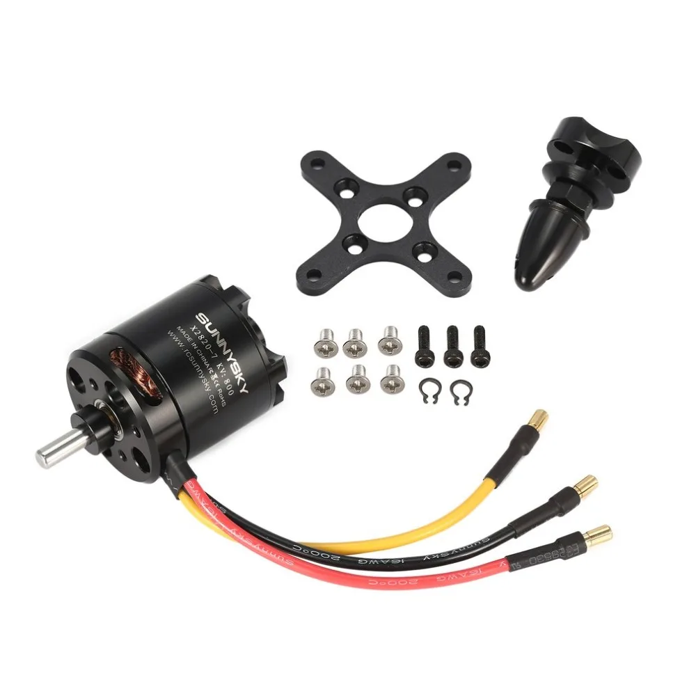 Оригинальный Sunnysky X2820 800KV 920KV 1100KV Outrunner бесщеточный двигатель для 1 5 кг RC аэробный