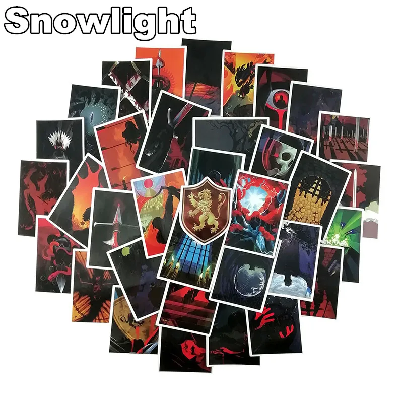100PCS/set Game of Thrones Super Cool Waterproof Graffiti Sticker For Skateboards Notebook Suitcase Computer Toy sticker