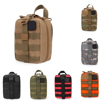 

Outdoor multi-function medical pocket _ black waterproof nylon material