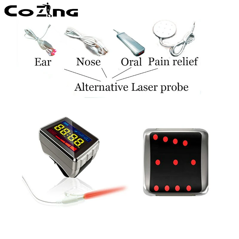 

Wrist Medical Watch Type 650nm Low Level Laser Therapy For Blood Purified Laser Therapy Device