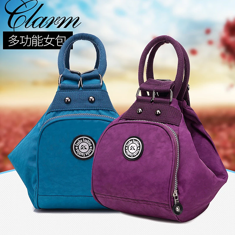 

2016 New European and American fashion portable shoulder bag nylon oxford backpacks 5040