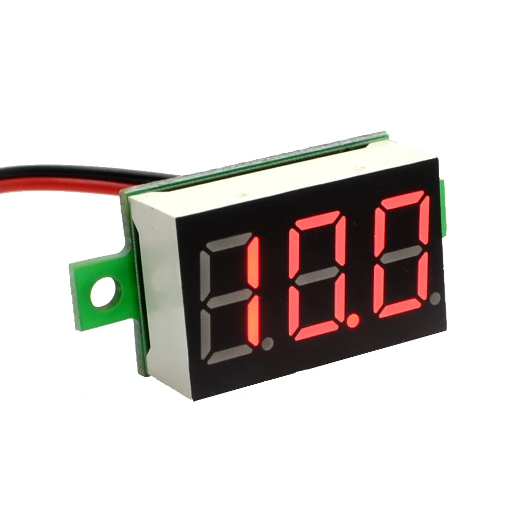 Новинка недорогой 2 проводной 3 битный красный светодиодный дисплей 0 36 дюйма