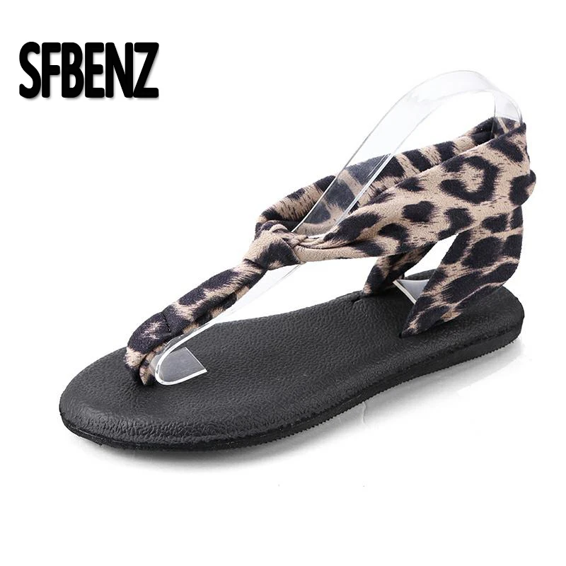 Puls Size 35-44 New 2019 Woman Flip Flops Beach Flats Sandals Leopard Summer Shoes Bohemia Gladiator Sandalias Chaussure Femme Puls Size 35-44 New 2019 Woman Flip Flops Beach Flats Sandals Leopard Summer Shoes Bohemia Gladiator Sandalias Chaussure Femme