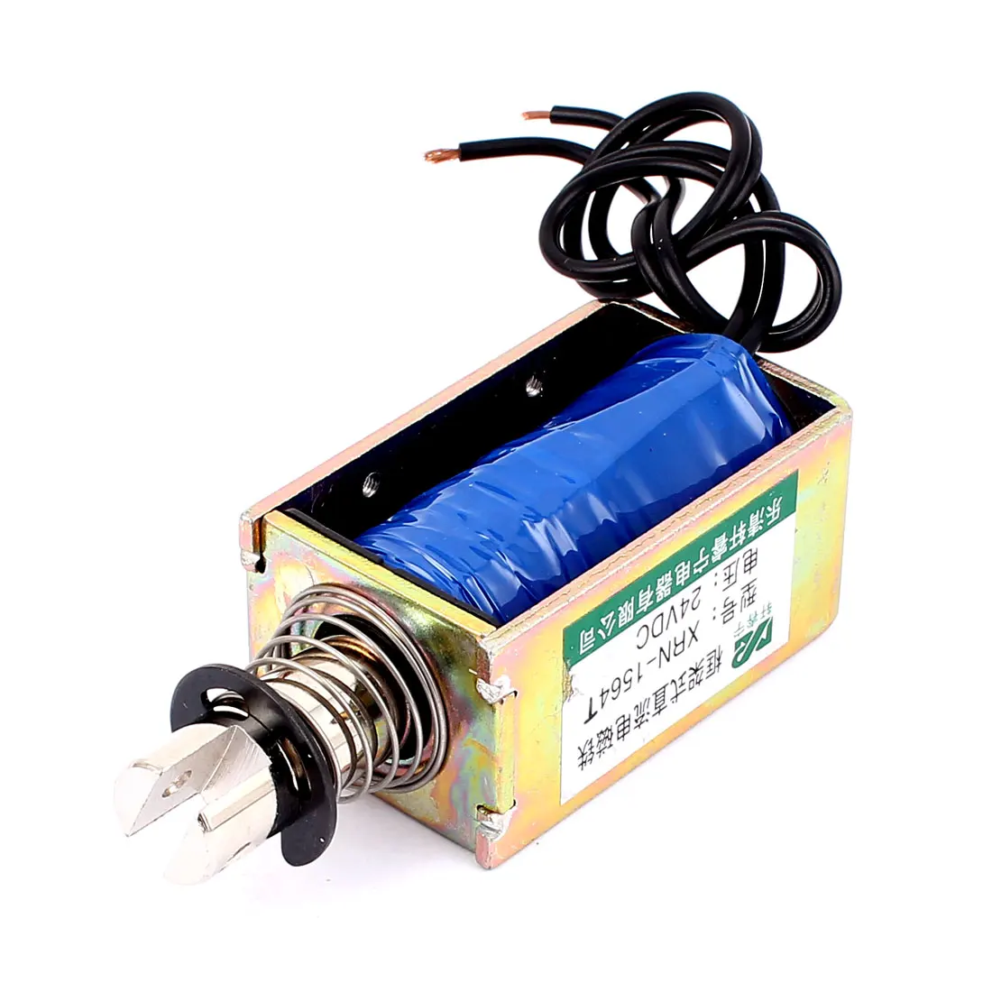 

UXCELL Xrn-1564T 10Mm 55N Spring Load Push Pull Actuator Electromagnet Solenoid  24V