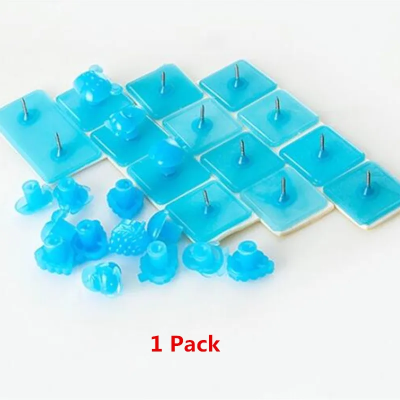 

14pcs/pack*6 Anti-mosquito Doors And Windows Non-destructive Rubber Velcro Pin Curtain Door Button Fasteners Screen Accessories