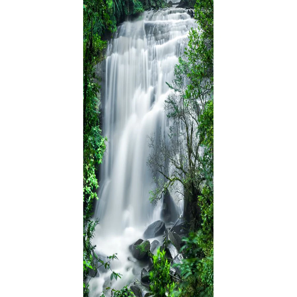 

Great Waterfall Mural Sickers Door Sticker Wallpaper Decals Home Decoration Sep027157
