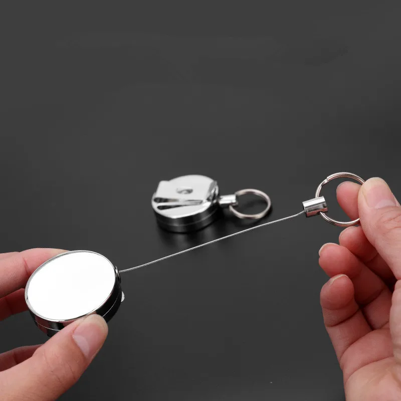 

Fly Fishing Rod Line Portable Retractable Reel Multifunctional Telescopic Buckle Tools Stainless Steel Fishing Buckles