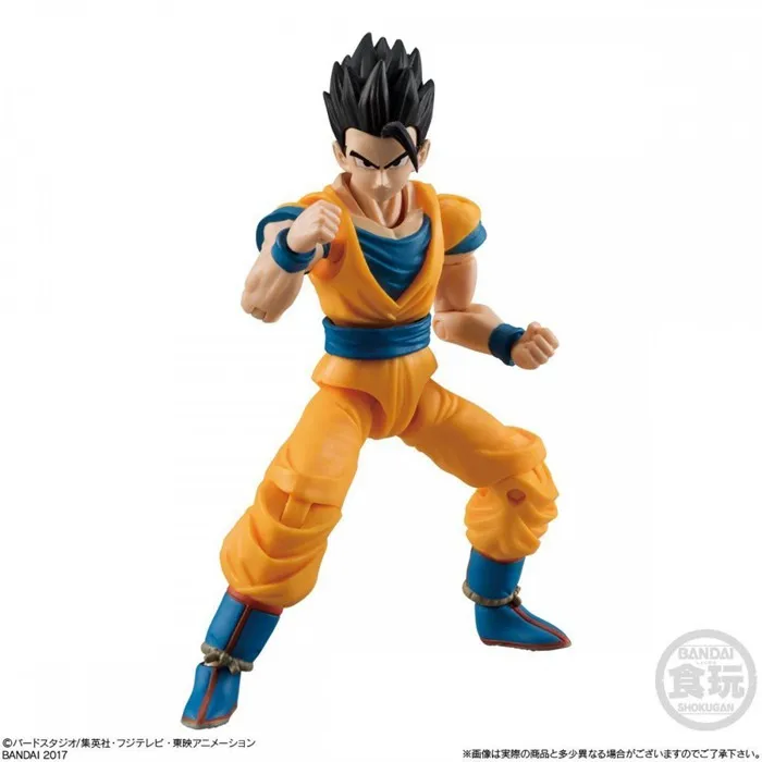 Подлинная фигурка Bandai Tamashii Наций SHODO Vol.6 Dragon Ball SUPER Son Goku Ultra Instinct& Gohan& Vegetto(9 см в высоту