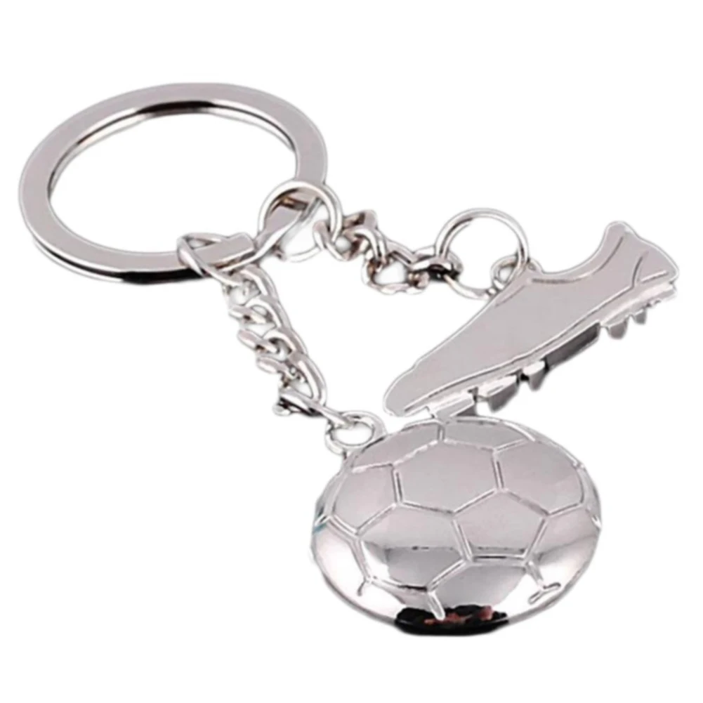 

Girl Boy Football Soccer Shoes Shape Key Chain Ring Keychain Keyring Keyfob Gift