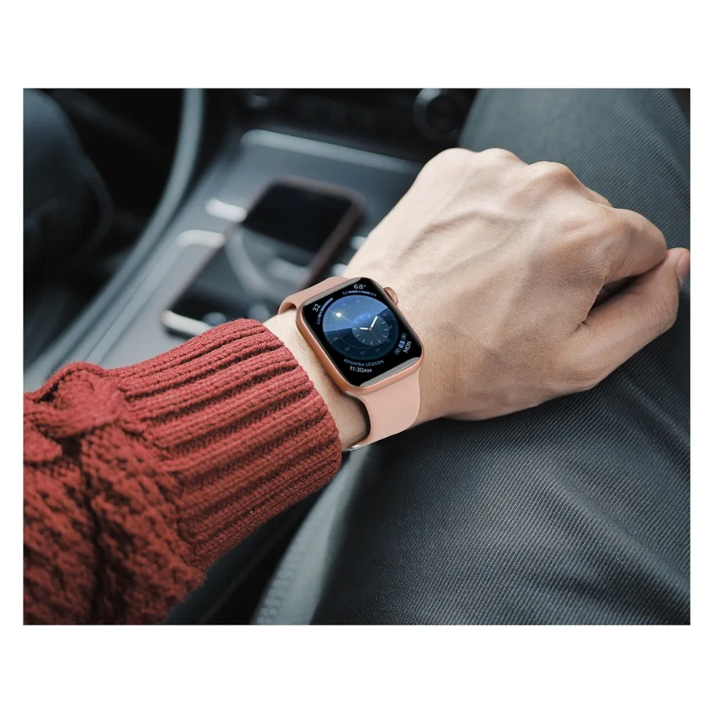 Силиконовый ремешок для apple watch band 44 мм 40 мм apple watch 5 4 3 band 38 мм 42 мм iwatch band 5 correa браслет ремешок для часов
