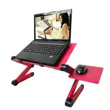 High quality fashion european style can folding computer deskaluminum alloy laptopr desk learning table 48*26cm