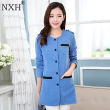NXH 2018 New Arrival Spring Autumn Women’s fit thin jackets Simple Long sleeve Veste Female Clothing lady’s Blazer suit Tops