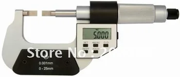 

0-25mm Electronic Blade micrometer, blade is 0.7mm
