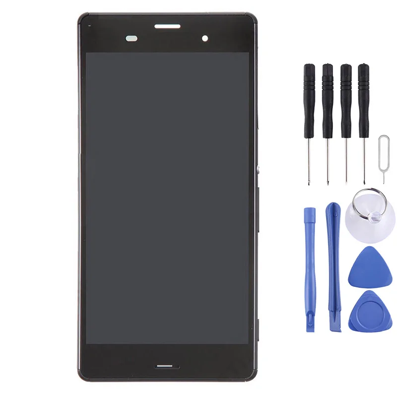 ЖК дисплей + сенсорная панель с рамкой для Sony Xperia Z3 (версия двумя SIM картами)/D6633 / L55U