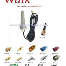 Винт маленького размера крепление 915 МГц антенна наружная Водонепроницаемая RFID UHF резиновая антенна sma разъем